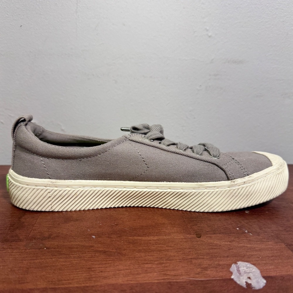 Cariuma OCA Low Pro Mystic Grey Canvas Sneakers 8 Women/6.5 Men Unisex Casual - Picture 6 of 11